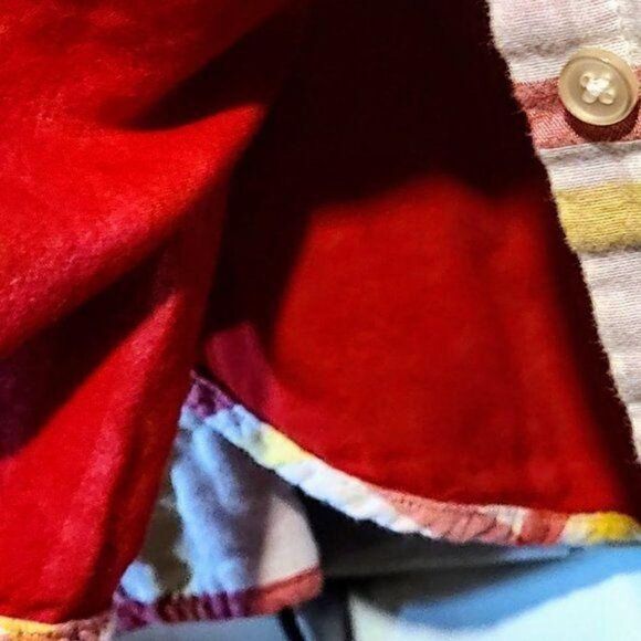 Anthro Jach’s Girlfriend Lg Double Layer Button Up - Picture 5 of 10